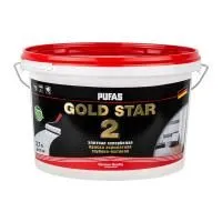 ПУФАС GOLD STAR 2 Краска акрилатная супербелая глубокоматовая мороз. (2,7л=4,27кг) — фото