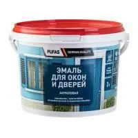 ПУФАС Эмаль Акриловая универсальная для окон и дверей полуглянцевая, мороз. (2л) — фото