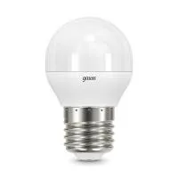 ГАУСС Black Лампа светодиодная LED E27, шар, 9.5Вт, 230В, 4100К, нейтральный свет