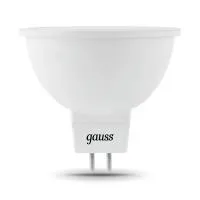 ГАУСС Black Лампа светодиодная LED GU5.3 7Вт, 230В, 4100К, нейтральный свет — фото