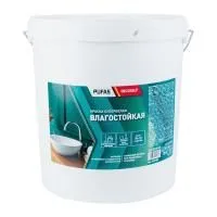 ПУФАС Краска влагостойкая белая Decoself мороз. (15л=22,9кг) КВ — фото