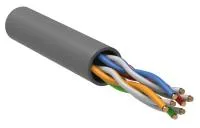 Каб. в. п. U/UTP кат. 5E 4х2х24AWG solid PVC серый | LC1-C5E04-111-100 | ITK — фото