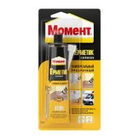 ХЕНКЕЛЬ Герметик Момент Силиконовый Универсальный (70мл) (прозрачный) 3002434 — фото