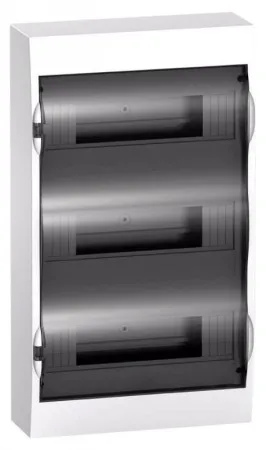 Корпус навесной City9 Box прозрачная дверь 3ряд/36мод | EZ9E312S2SRU | Schneider Electric — фото