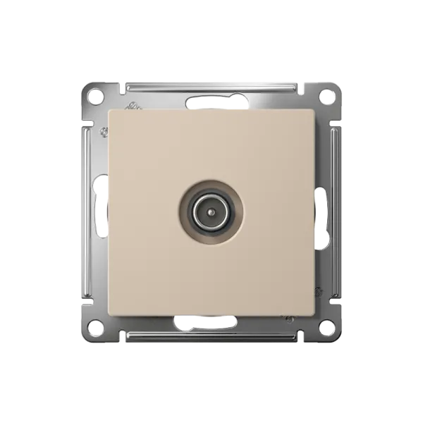 AtlasDesign Песочный TV Розетка оконечная 1DB, механизм | ATN001291 | SE — фото