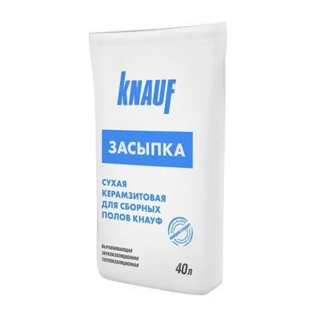 КНАУФ Засыпка сухая керамзитовая для пола (40л) — фото