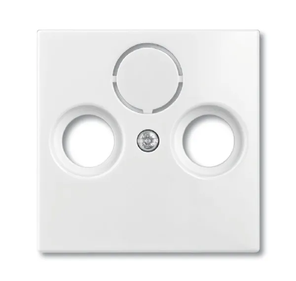 ABB Basic 55 Альп. белый Накладка TV-FM (SAT) розетки | 1724-0-4283  | 2CKA001724A4283 | ABB — фото