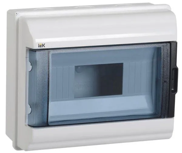 Корпус пластиковый навесной на 9 модулей КМПн-9 IP55 (198х235х108мм) KREPTA 5 | MKP72-N3-09-55 | IEK — фото