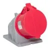 Розетка стационарная наружная 125 3Р+РЕ+N 32А 380В IP44 EKF PROXIMA | ps-125-32-380-PRO | EKF — фото
