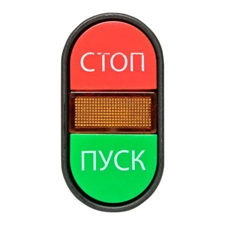 Кнопка APBB-22N "Пуск-Стоп" овальная 220В NO+NC EKF PROxima | pbn-apbb-o | EKF — фото
