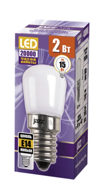Лампа светодиодная LED 2Вт E14 220В 4000К PLED- T22/50 FROSTED трубчатая | 5001985 | Jazzway — фото