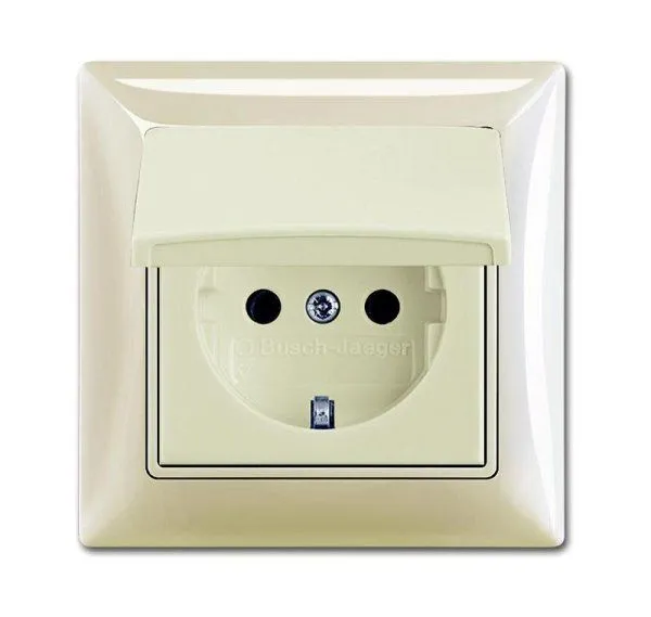 ABB Basic 55 Сл. кость Розетка с/з 16А 250В, IP44, в сборе | 2018-0-1504  | 2CKA002018A1504 | ABB — фото