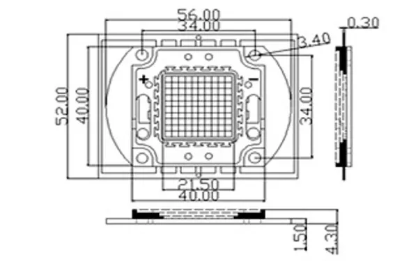 Мощный светодиод ARPL-50W-EPA-5060-PW (1750mA) | 018437 | Arlight — фото