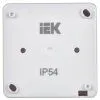 ГЕРМЕС PLUS дымчатый Розетка 1-местная О/У с/з с крышкой РСб20-3-ГПБд IP54 | ERMP12-K03-16-54-EC | IEK — фото