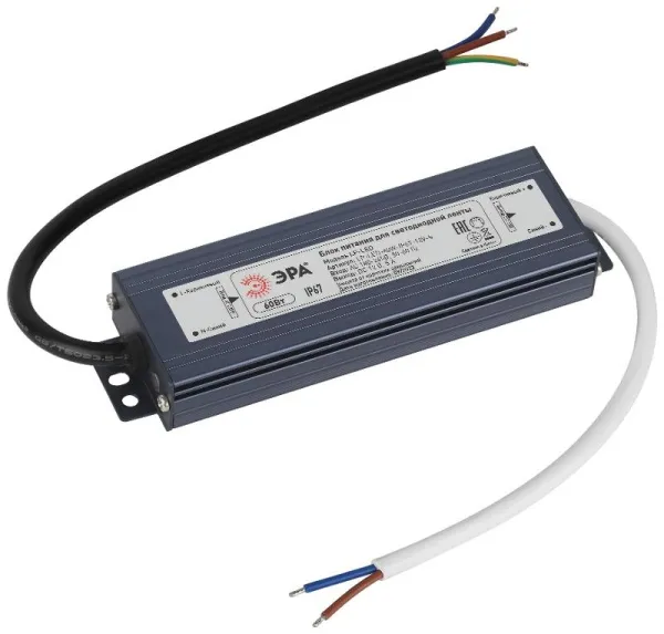 Блок питания LP-LED 60W-IP67-12V-S | Б0061136 | ЭРА — фото