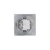 Glossa Белый Розетка с заземлением со шторками с крышкой, IP44 (в сборе с рамкой) | GSL000148 | SE — фото