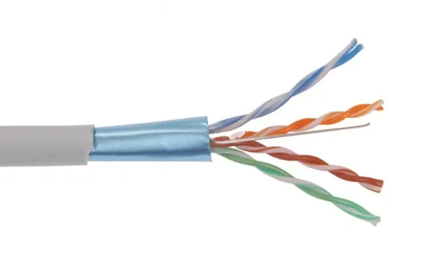 Каб. вп F/UTP, кат.5E 4х2х24AWG solid, LDPE, 305м, чер. | LC3-C5E04-339 | ITK — фото