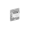 Механизм розетки RJ45 - 2шт, (cat5), белый Эпика EKF | UP1-SOW-2RJ45-5 | EKF — фото