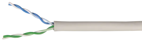 Каб. в. п. U/UTP кат. 5E 4х2х24AWG solid PVC серый | LC1-C5E04-111-100 | ITK — фото
