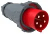 Вилка переносная ССИ-035 63А-6ч/200/346-240/415В 3Р+РЕ+N IP67 MAGNUM | PSN02-063-5 | IEK — фото