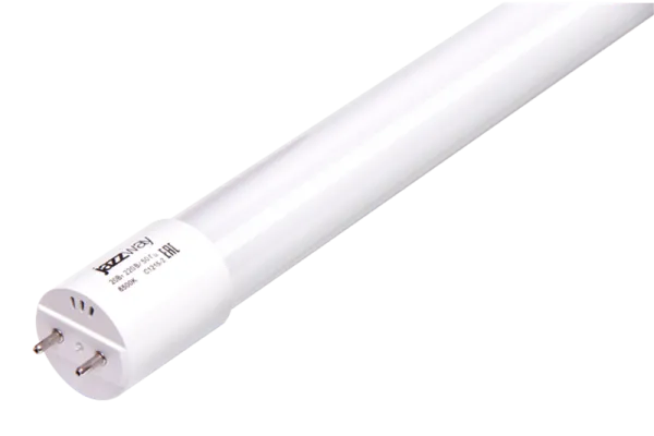 Лампа светодиодная LED 20Вт G13 220В 6500К PLED T8-1200GL FROST трубчатая | 1025340 | Jazzway