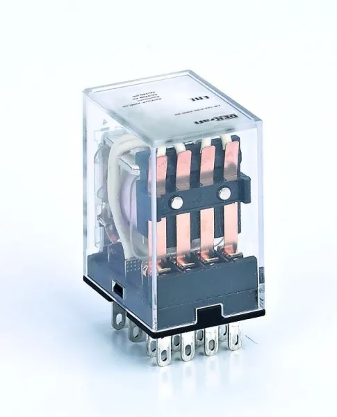 Реле промежуточное 4 конт. с LED инд. 5А 230В AC ПР-102 | 23900DEK | DEKraft — фото