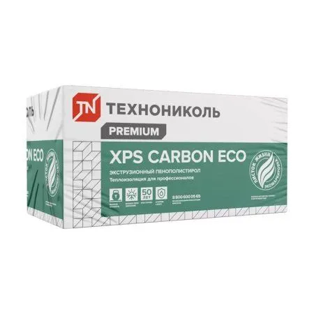 ТЕХНОНИКОЛЬ Экструз. пенополистирол XPS КАРБОН ЭКО 1180x580x50мм (5,475м2=0,27376м3) (8шт) — фото