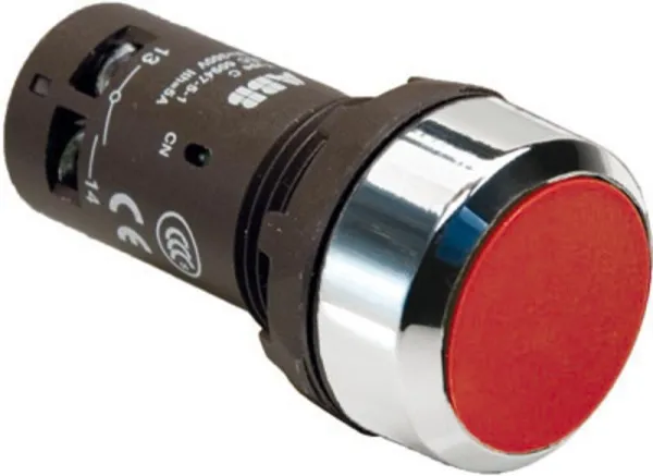 Кнопка CP1-30R-02 красная без фиксации 2HЗ | 1SFA619100R3051 | ABB — фото