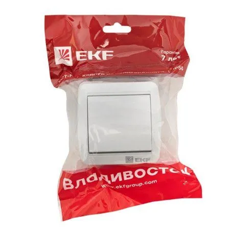 Владивосток Выключатель кнопочный 10А IP54 сер. EKF PROxima | EQR16-026-30-54 | EKF — фото