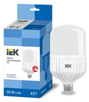 Лампа светодиодная LED 30Вт Е27 230В 6500К HP | LLE-HP-30-230-65-E27 | IEK
