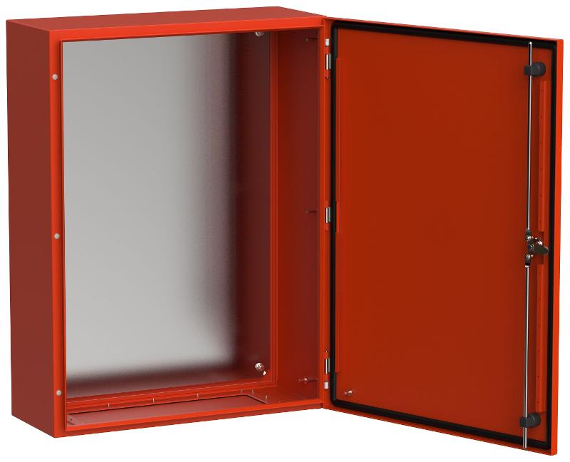 TITAN 5 Корпус металлический ЩМП-80.60.25 УХЛ1 IP66 RAL3020 красный | TI5-13-N-080-060-025-66 | IEK — фото