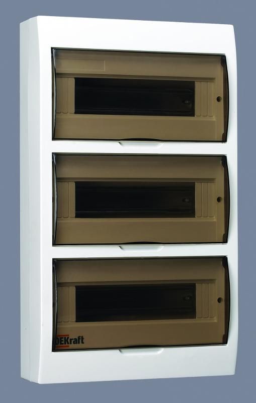 Корпус пластиковый навесной 36 модулей, IP41, ЩРН-П-36 | 31014DEK | DEKraft — фото