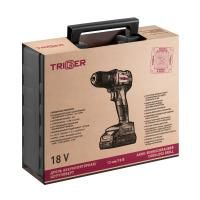 ТРИГГЕР 20111 Дрель-шуруповерт аккум. бесщет. 13мм, 72Нм, 18В, Li-ion, 2х2Ач, слайдер, кейс