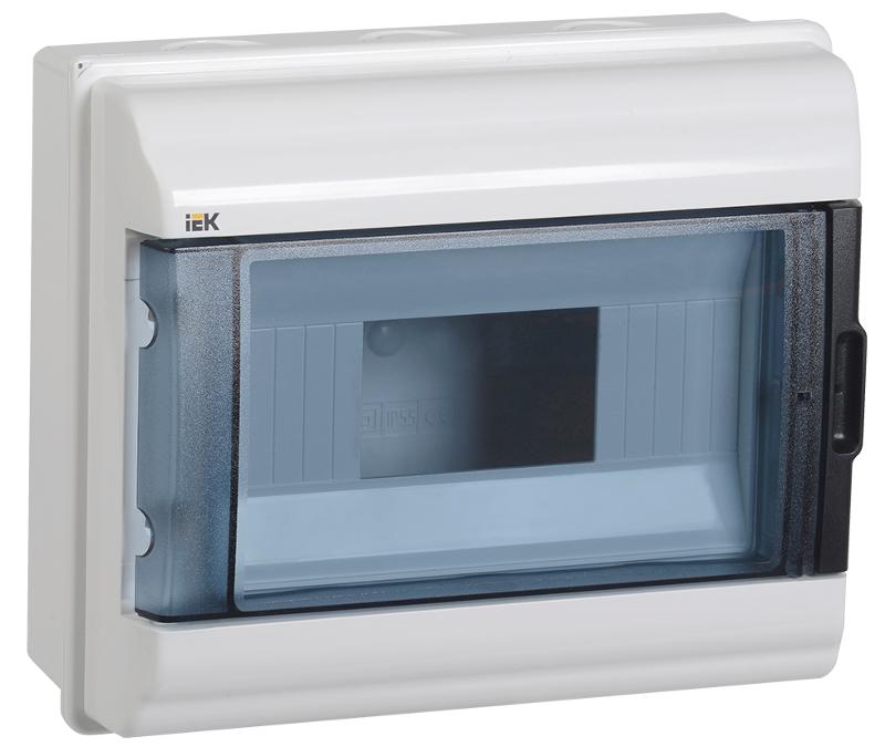 Корпус пластиковый навесной на 9 модулей КМПн-9 IP55 (198х235х108мм) KREPTA 5 | MKP72-N3-09-55 | IEK — фото