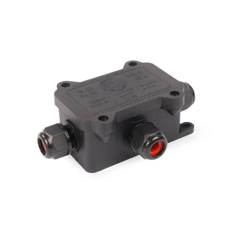 Коробка распределительная герметичная MG Box M-3 IP68 144х90х37мм, вводы М20 - 3 шт., негорючая, ЗВИ 3пары 0,5–4,0 мм.кв. | 89512 | Fortisflex
