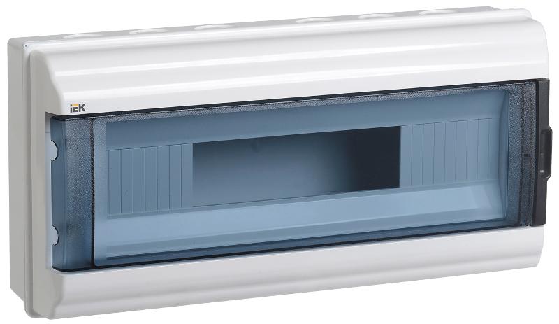 Корпус пластиковый навесной на 18 модулей КМПн-18 IP55 (198х398х108мм) KREPTA 5 | MKP72-N3-18-55 | IEK — фото