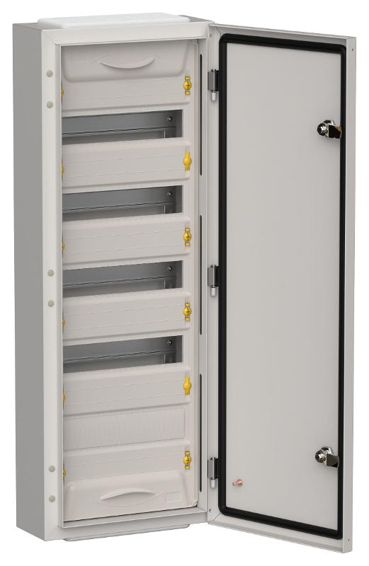 TITAN 5 Корпус металлический ЩРн-60 (1х60) 835х310х140 IP54 серый  | TI5-50-N-060-54-7035 | IEK — фото