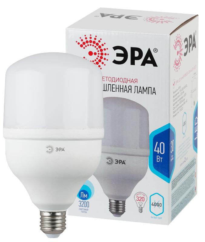Лампа светодиодная LED 40Вт T120 Е27 220В 4000К smd POWER | Б0027005 | ЭРА — фото