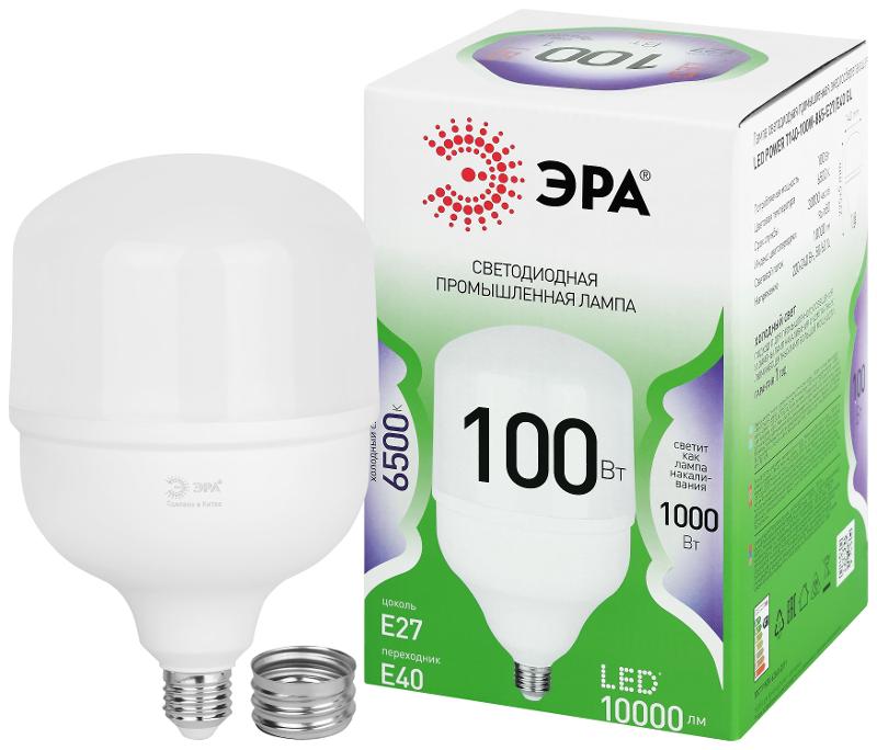 Лампа светодиодная  GREEN LINE LED POWER T140-100W-865-E27/E40 GL Е27/Е40 100 Вт колокол холодный свет | Б0067055 | ЭРА — фото