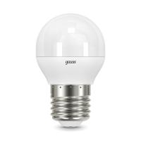 ГАУСС Black Лампа светодиодная LED E27, шар, 9.5Вт, 230В, 4100К, нейтральный свет