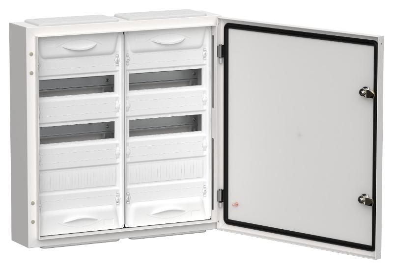 TITAN 5 Корпус металлический ЩРн-72 (2х36) 585х570х140 IP54 белый | TI5-50-N-2X036-54 |  IEK — фото