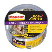 ХЕНКЕЛЬ Клеящая Хозяйственная лента Момент 48мм (25м) алюминиевая 1690068 — фото
