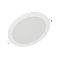 ИНХОУМ Светильник LED встраиваемый ультратонкий Даунлайт, круг, 24Вт, d=220мм, 6500К, IP40, белый