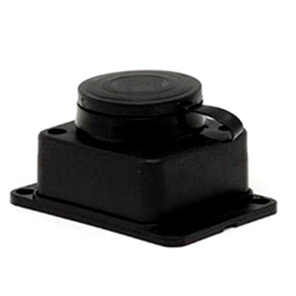 Розетка настенная с защитной крышкой каучуковая 230В 2P+PE 16A IP44 EKF PROxima | RPS-014-16-230-44 | EKF — фото