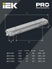 Светильник светодиодный промышленный линейный ДСП 2102 под светодиодную лампу 2хT8 600мм IP65 | LDSP0-2101-2X060-K01 | IEK — фото