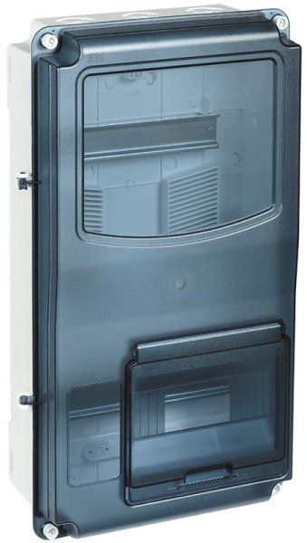 Корпус пластиковый навесной ЩУРн-П 3/12 IP66 PC (500х290х122мм) KREPTA 3 | MSP3-N-12-66-L | IEK — фото