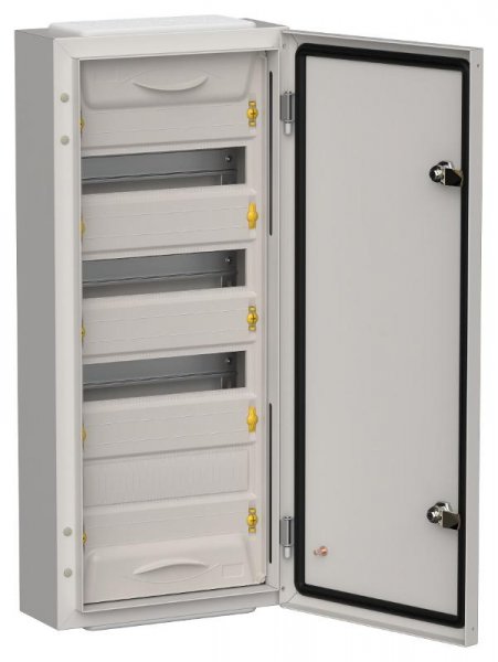 TITAN 5 Корпус металлический ЩРн-48 (1х48) 710х310х140 IP54 серый  | TI5-50-N-048-54-7035 | IEK — фото