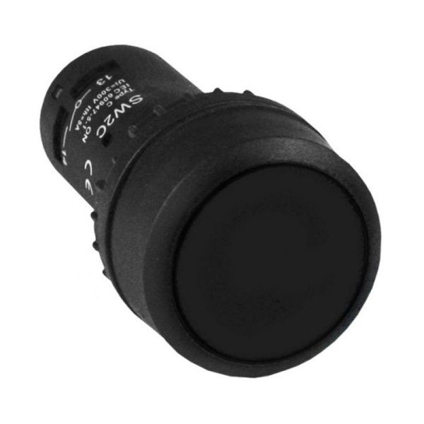 Кнопка SW2C-11 с фиксацией черная NO+NC EKF PROxima | sw2c-11f | EKF — фото