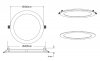 Светильник светодиодный встраиваемый downlight LED 1 24Вт 6500К белый круг | Б0019835 | ЭРА — фото