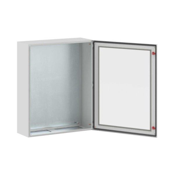 Корпус сварной навесной ST с прозрачной дверью и М/П ВхШхГ 1000 x 800 x 300 | R5STХ1083 | DKC — фото